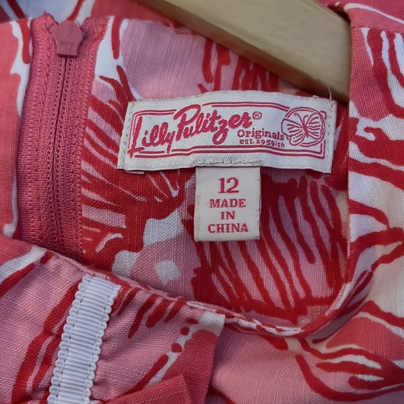 Lilly Pulitzer girls shift dress size 12. Like new condition. Adorable! - Picture 2 of 6